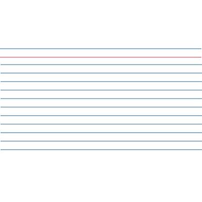 Kangaro Tarjeta de sistema (170 x 235 mm, a rayas azules y líneas rojas 100 unidades) Kangaro Tarjeta de sistema (170 x 235 mm, a rayas azules y líneas rojas 100 unidades)