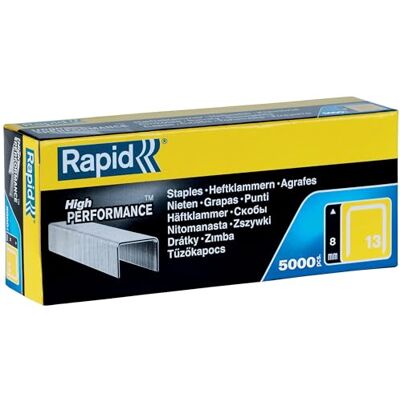 Rapid Caja 5000 grapas 13/8 mm galvanizada Rapid Caja 5000 grapas 13/8 mm galvanizada