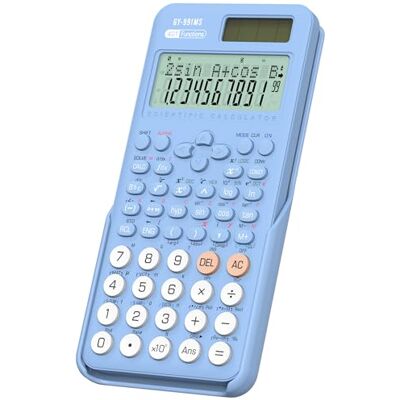 ROATEE Calculadora científica para Estudiantes, calculadora científica con Pantalla de 2 líneas y 401 Funciones, calculadora matemática de Escritorio para la Escuela y la Oficina ROATEE Calculadora científica para Estudiantes, calculadora científica con Pantalla de 2 líneas y 401 Funciones, calculadora matemática de Escritorio para la Escuela y la Oficina