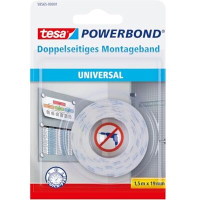 tesa 948883 Cinta adhesiva, doble cara Cinta de montaje de doble cara para vidrio y tabiques ligeros extrafuerte por ambos lados sin taladrar tesa 948883 Cinta adhesiva, doble cara Cinta de montaje de doble cara para vidrio y tabiques ligeros extrafuerte por ambos lados sin taladrar