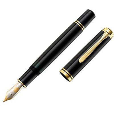Pelikan M800 Füllfederhalter Integriertes Befüllsystem Schwarz Gold 1 Stück(e) (995563) marca Pelikan M800 Füllfederhalter Integriertes Befüllsystem Schwarz Gold 1 Stück(e) (995563) marca