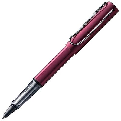Lamy AL-star black purple Bolígrafo Rollerball con grip transparente, ergonómico y ancho de trazo M cuerpo de aluminio ligero incluye recambio roller M 63 en negro Lamy AL-star black purple Bolígrafo Rollerball con grip transparente, ergonómico y ancho de trazo M cuerpo de aluminio ligero incluye recambio roller M 63 en negro