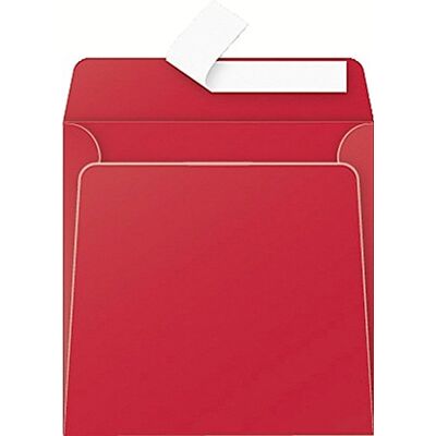 Clairefontaine 55583 C caja de 200 sobres Pollen 16,5 x 16,5 cm rojo granate Clairefontaine 55583 C caja de 200 sobres Pollen 16,5 x 16,5 cm rojo granate