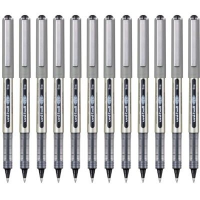 Uni-Ball Rollerball tinta líquida Eye Fine UB-157E Negro 0,7mm Caja 12 uds Uni-Ball Rollerball tinta líquida Eye Fine UB-157E Negro 0,7mm Caja 12 uds