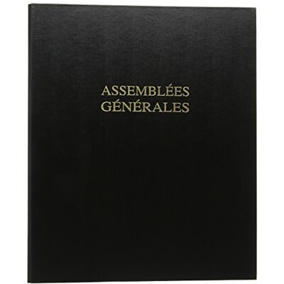 Le Dauphin Encuadernación General Reuniones estándar de calidad con 100 sheets-black Le Dauphin Encuadernación General Reuniones estándar de calidad con 100 sheets-black