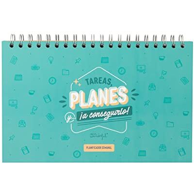 Mr. Wonderful Planificador semanal Tareas, planes y a conseguirlo, MULTI Mr. Wonderful Planificador semanal Tareas, planes y a conseguirlo, MULTI