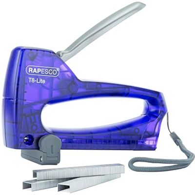 Rapesco T8-Lite Grapadora Manual con 300 Grapas 13/6 mm, Morado Rapesco T8-Lite Grapadora Manual con 300 Grapas 13/6 mm, Morado