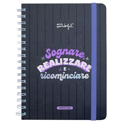 Mr. Wonderful Agenda Wonder 2025 Semanal Soñar, realizar y empezar de nuevo Incluye 8 hojas de pegatinas y frases diarias Mr. Wonderful Agenda Wonder 2025 Semanal Soñar, realizar y empezar de nuevo Incluye 8 hojas de pegatinas y frases diarias