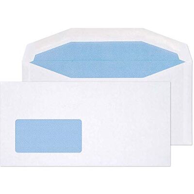 Blake Everyday sobres DL+ (11.4 x 22.9cm) 1000 unidades 80 g/m² certifcado PEFC y sostenible sobres blancos con goma con ventana papelería para oficinas y manualidades modelo Blake Everyday sobres DL+ (11.4 x 22.9cm) 1000 unidades 80 g/m² certifcado PEFC y sostenible sobres blancos con goma con ventana papelería para oficinas y manualidades modelo