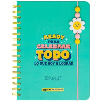 Mr. Wonderful Mr.Wonderful Agenda Wonder 2024-25 Semanal Ready para celebrar todo lo que voy a lograr Agenda Escolar con Organización Semanal Mr. Wonderful Mr.Wonderful Agenda Wonder 2024-25 Semanal Ready para celebrar todo lo que voy a lograr Agenda Escolar con Organización Semanal