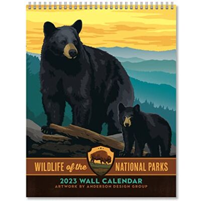 Americanflat Calendario 2023 de 12 meses, diseño de vida silvestre del parque nacional, formato mensual, calendario de pared grande, planificador de pared colgante de 10 x 26 pulgadas cuando está Americanflat Calendario 2023 de 12 meses, diseño de vida silvestre del parque nacional, formato mensual, calendario de pared grande, planificador de pared colgante de 10 x 26 pulgadas cuando está