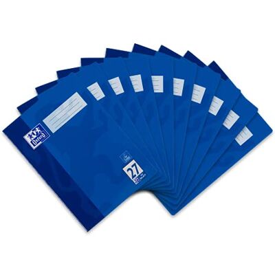 Oxford Hamelin 384403228 Lote de cuadernos (10 unidades, A4, formato de fondo 27, 32 páginas) Oxford Hamelin 384403228 Lote de cuadernos (10 unidades, A4, formato de fondo 27, 32 páginas)