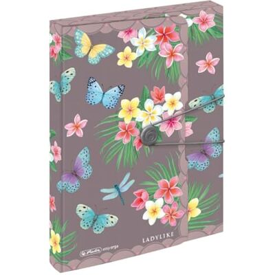 herlitz Caja de almacenaje A4 PP Ladylike Butterflies herlitz Caja de almacenaje A4 PP Ladylike Butterflies