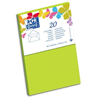 Oxford Correspondencia Lote 10 sobres Formato visitar Verde Anis Oxford Correspondencia Lote 10 sobres Formato visitar Verde Anis