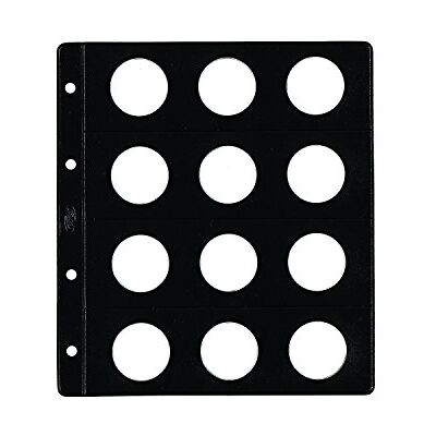 PARDO Pack de 12 fundas monedas tipo claraboya, 12 alojadores PARDO Pack de 12 fundas monedas tipo claraboya, 12 alojadores