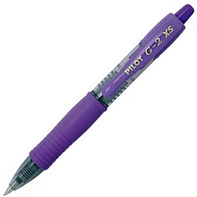 PILOT G-2 Pixie Bolígrafo, Caja de 12 unidades, color Violeta/Morado PILOT G-2 Pixie Bolígrafo, Caja de 12 unidades, color Violeta/Morado