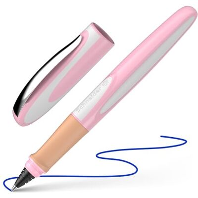 Schneider Bolígrafo Ray (recargable con cartuchos de tinta estándar, apto para diestros y zurdos) Cherry Blossom Schneider Bolígrafo Ray (recargable con cartuchos de tinta estándar, apto para diestros y zurdos) Cherry Blossom