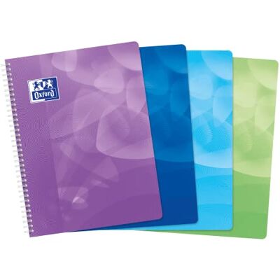 Oxford Lote de 20 cuadernos Lagoon 24 x 32 cm grandes azulejos Seyès 100 páginas Encuadernación integral cubierta polipro colores surtidos Oxford Lote de 20 cuadernos Lagoon 24 x 32 cm grandes azulejos Seyès 100 páginas Encuadernación integral cubierta polipro colores surtidos