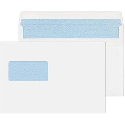 Blake Everyday sobres C5+ (16.2 x 23.8cm) 500 unidades 90 g/m² certifcado PEFC y sostenible sobres blancos autoadhesivos con ventana papelería para oficinas y manualidades model Blake Everyday sobres C5+ (16.2 x 23.8cm) 500 unidades 90 g/m² certifcado PEFC y sostenible sobres blancos autoadhesivos con ventana papelería para oficinas y manualidades model