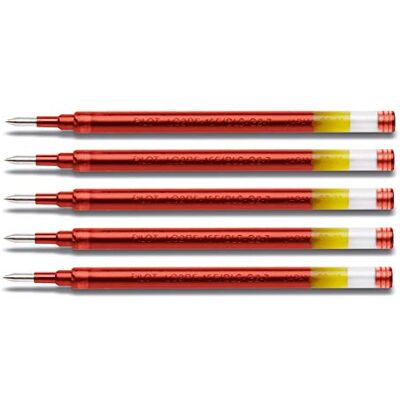 PILOT Bolígrafo de gel G2 07, 5 unidades, color rojo PILOT Bolígrafo de gel G2 07, 5 unidades, color rojo