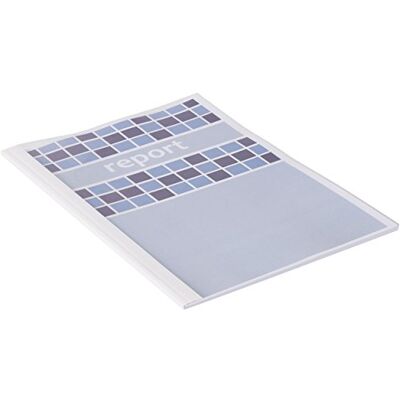 GBC Carpeta Térmica de Encuadernación Optimal, 3 mm, 30 Hojas de Capacidad, A4, Blanco, Pack de 100 GBC Carpeta Térmica de Encuadernación Optimal, 3 mm, 30 Hojas de Capacidad, A4, Blanco, Pack de 100