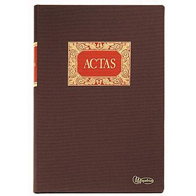 Miquelrius Libro de Contabilidad Folio, Actas, 100 Hojas 220 x 315 mm, Papel 102 g/m², Foliadas, Forrado en Tela, Lomo Engomado, Detalles en Stamping, Corte Azul, Clase R Miquelrius Libro de Contabilidad Folio, Actas, 100 Hojas 220 x 315 mm, Papel 102 g/m², Foliadas, Forrado en Tela, Lomo Engomado, Detalles en Stamping, Corte Azul, Clase R