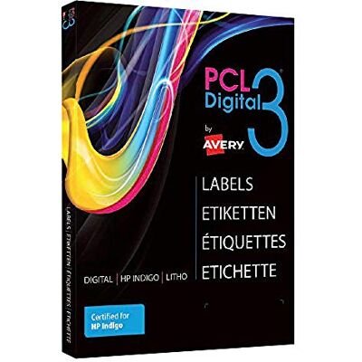 Avery España PCL3-TE.Caja de 100 Etiquetas blancas en Teslin,SRA3 prensa digital Avery España PCL3-TE.Caja de 100 Etiquetas blancas en Teslin,SRA3 prensa digital
