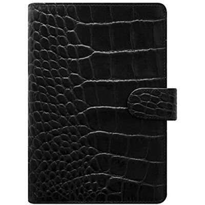 Filofax Classic Croc Personal Ebony Negro 23mm Archivador A6 becerro 0 Filofax Classic Croc Personal Ebony Negro 23mm Archivador A6 becerro 0