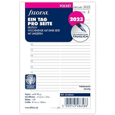 Filofax Bolsillo 1 día en 1 página. Filofax Bolsillo 1 día en 1 página.