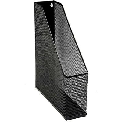 Osco MR1 B Revistero archivador (resistente a arañazos, A4+, incluye protector de goma), diseño de malla, color negro Osco MR1 B Revistero archivador (resistente a arañazos, A4+, incluye protector de goma), diseño de malla, color negro