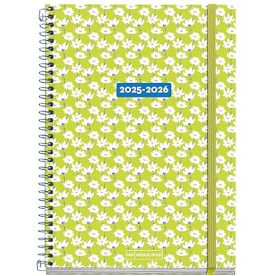Miquelrius Agenda Escolar 2025 2026, Planificador 10 Meses: Septiembre a Junio, Tamaño 154 x 215 mm, Semana Vista, Espiral Metálico, Cubierta Cartón Forrado, Cierre con Goma, Español-Inglés Miquelrius Agenda Escolar 2025 2026, Planificador 10 Meses: Septiembre a Junio, Tamaño 154 x 215 mm, Semana Vista, Espiral Metálico, Cubierta Cartón Forrado, Cierre con Goma, Español-Inglés