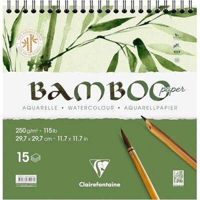 Papel de arte Bamboo 250 g/m² Bloc Espiral - Papel de arte Papel de arte Bamboo 250 g/m² Bloc Espiral - Papel de arte