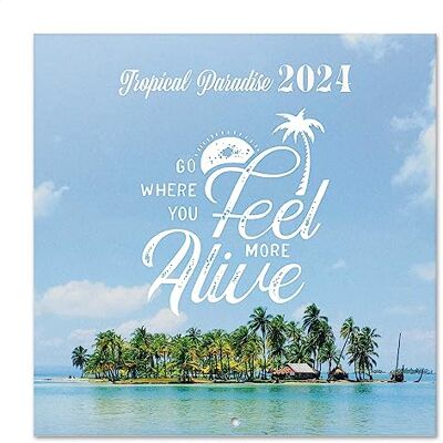 Grupo Erik Calendario 2024 pared Tropical Paradise Calendario pared 2024 Planificador mensual 30x30 cm Calendario Paraiso Tropical 2024 Grupo Erik Calendario 2024 pared Tropical Paradise Calendario pared 2024 Planificador mensual 30x30 cm Calendario Paraiso Tropical 2024