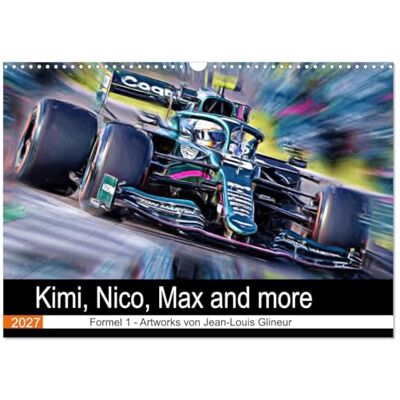 CALVENDO Kimi, Nico, Max et bien d'autres encore (Calendrier mural 2027 DIN A3 vertical), calendrier mensuel CALVENDO Kimi, Nico, Max et bien d'autres encore (Calendrier mural 2027 DIN A3 vertical), calendrier mensuel
