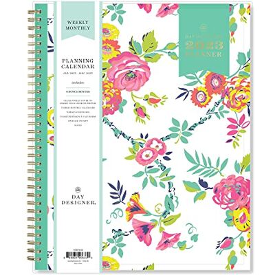 Blue Sky Day Designer Agenda semanal y mensual 2023, 8.5 x 11 pulgadas, cubierta de bolsillo transparente, encuadernado con alambre, blanco Peyton () Blue Sky Day Designer Agenda semanal y mensual 2023, 8.5 x 11 pulgadas, cubierta de bolsillo transparente, encuadernado con alambre, blanco Peyton ()