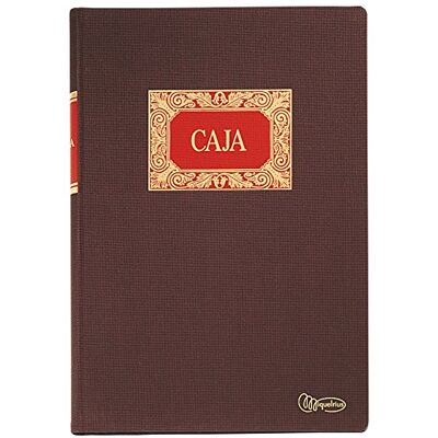 Miquelrius Libro de Contabilidad, Clase R, 4º Apaisado 220 x 151 mm, Rayado Caja (M.D con entradas y salidas), 100 Hojas de 90 g/m², Forrado en Tela, Lomo Engomado Miquelrius Libro de Contabilidad, Clase R, 4º Apaisado 220 x 151 mm, Rayado Caja (M.D con entradas y salidas), 100 Hojas de 90 g/m², Forrado en Tela, Lomo Engomado