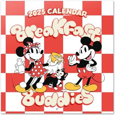 Grupo Erik Calendario 2025 pared Disney Mickey Calendario pared, Planificador mensual: Con espacio para anotar e Ilustraciones (30x30 cm) Grupo Erik Calendario 2025 pared Disney Mickey Calendario pared, Planificador mensual: Con espacio para anotar e Ilustraciones (30x30 cm)