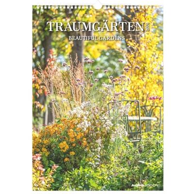 Alpha Traumgärten 2027: Wandkalender 29,7x42 cm mit 12 Gartenmotiven, 4-sprachigem Kalendarium und Platz für Notizen Alpha Traumgärten 2027: Wandkalender 29,7x42 cm mit 12 Gartenmotiven, 4-sprachigem Kalendarium und Platz für Notizen