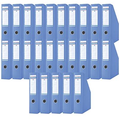 OFFICER PRODUCTS DONAU Archivador de cartón (25 unidades, 25 unidades, hasta 750 hojas, para oficina, escuela y hogar, para guardar documentos en formato A4) OFFICER PRODUCTS DONAU Archivador de cartón (25 unidades, 25 unidades, hasta 750 hojas, para oficina, escuela y hogar, para guardar documentos en formato A4)