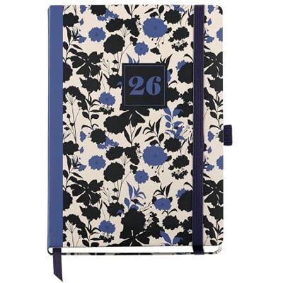 Miquelrius Agenda 2026 día por página, Fácil de llevar (122 x 168 mm), Planificación diaria, Cubierta rígida cartón, Encuadernada, Cierre goma elástica, Papel 80 g/m², Español-EN-PT, Black&Blue Miquelrius Agenda 2026 día por página, Fácil de llevar (122 x 168 mm), Planificación diaria, Cubierta rígida cartón, Encuadernada, Cierre goma elástica, Papel 80 g/m², Español-EN-PT, Black&Blue