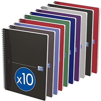 Oxford Office Esencial Lote oficina peine 10 notebook vinculante de bolsillo de 100 páginas a juego Oxford Office Esencial Lote oficina peine 10 notebook vinculante de bolsillo de 100 páginas a juego