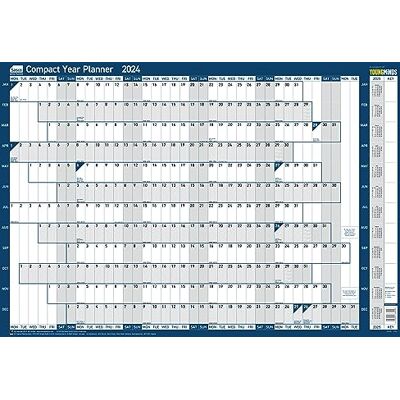 Sasco Planificador de pared anual compacto 2024, calendario de borrado en seco estilo mini pizarra blanca, planificador de pared pequeño con bolígrafo de borrado en seco, clip para bolígrafo y Sasco Planificador de pared anual compacto 2024, calendario de borrado en seco estilo mini pizarra blanca, planificador de pared pequeño con bolígrafo de borrado en seco, clip para bolígrafo y