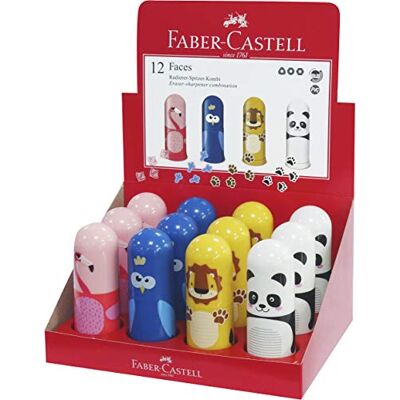 Faber-Castell 132077 Exp. 12 Afila-Borra Faber Animalitos, Unisex niños, mulricolor, One sizeca Faber-Castell 132077 Exp. 12 Afila-Borra Faber Animalitos, Unisex niños, mulricolor, One sizeca