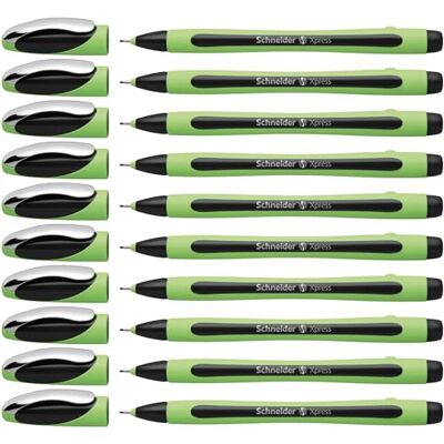 Schneider Xpress Pluma estilográficas (Negro, Verde) Schneider Xpress Pluma estilográficas (Negro, Verde)