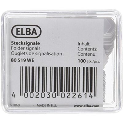 Elba Stecksignal, weiß, Inhalt: 100 Stück Elba Stecksignal, weiß, Inhalt: 100 Stück