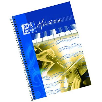 Oxford Pack de 10 cuadernos de música espiral, Fº Oxford Pack de 10 cuadernos de música espiral, Fº