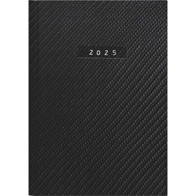 rido/idé Calendario de libro modelo Chefplaner (2025) "Carbon", 1 página = 1 día, A5, 400 páginas, cubierta de piel sintética, flexible, color negro rido/idé Calendario de libro modelo Chefplaner (2025) "Carbon", 1 página = 1 día, A5, 400 páginas, cubierta de piel sintética, flexible, color negro