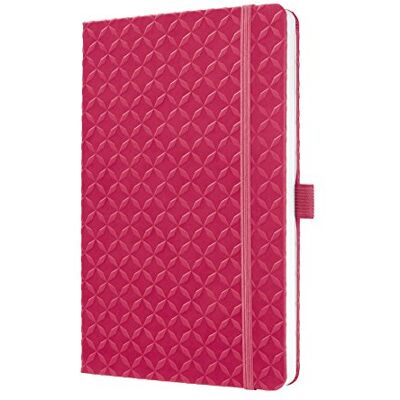 Sigel Libreta Jolie, tamaño similar al formato DIN A5, rayada, tapa dura, color rosa Sigel Libreta Jolie, tamaño similar al formato DIN A5, rayada, tapa dura, color rosa