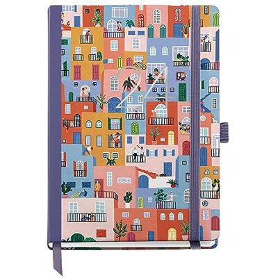 Miquelrius Agenda Anual 2024, Día Página, Tamaño Journal 122 x 168 mm, Cubierta rígida, Encuadernación cosida, Cierre con goma, Catalán, Inglés y Portugués, Pueblo con stamping plata Miquelrius Agenda Anual 2024, Día Página, Tamaño Journal 122 x 168 mm, Cubierta rígida, Encuadernación cosida, Cierre con goma, Catalán, Inglés y Portugués, Pueblo con stamping plata