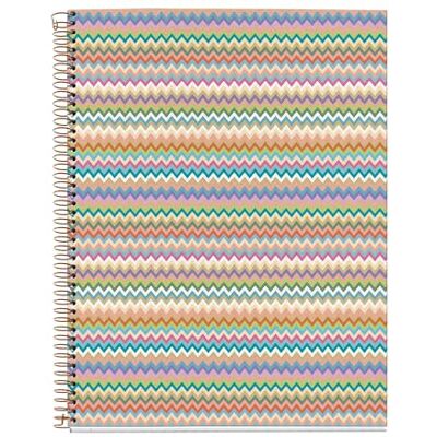 Miquelrius Cuaderno A4 Rayado Horizontal 7 mm, 100 Hojas de 70 g/m², Cubierta de Cartón, 4 Franjas de Color Multiasignatura, Espiral Cobre, Feeling Mallorca, Notebook Zigzag Miquelrius Cuaderno A4 Rayado Horizontal 7 mm, 100 Hojas de 70 g/m², Cubierta de Cartón, 4 Franjas de Color Multiasignatura, Espiral Cobre, Feeling Mallorca, Notebook Zigzag